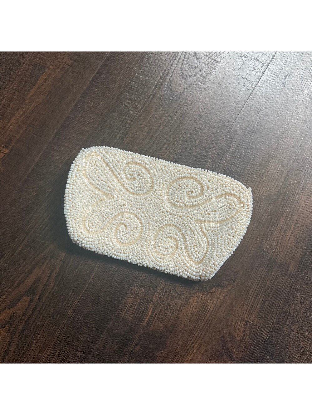 Vintage 1950s 60s Bag by Debbie Ivory Beaded Evening Clutch Hand Made Japan